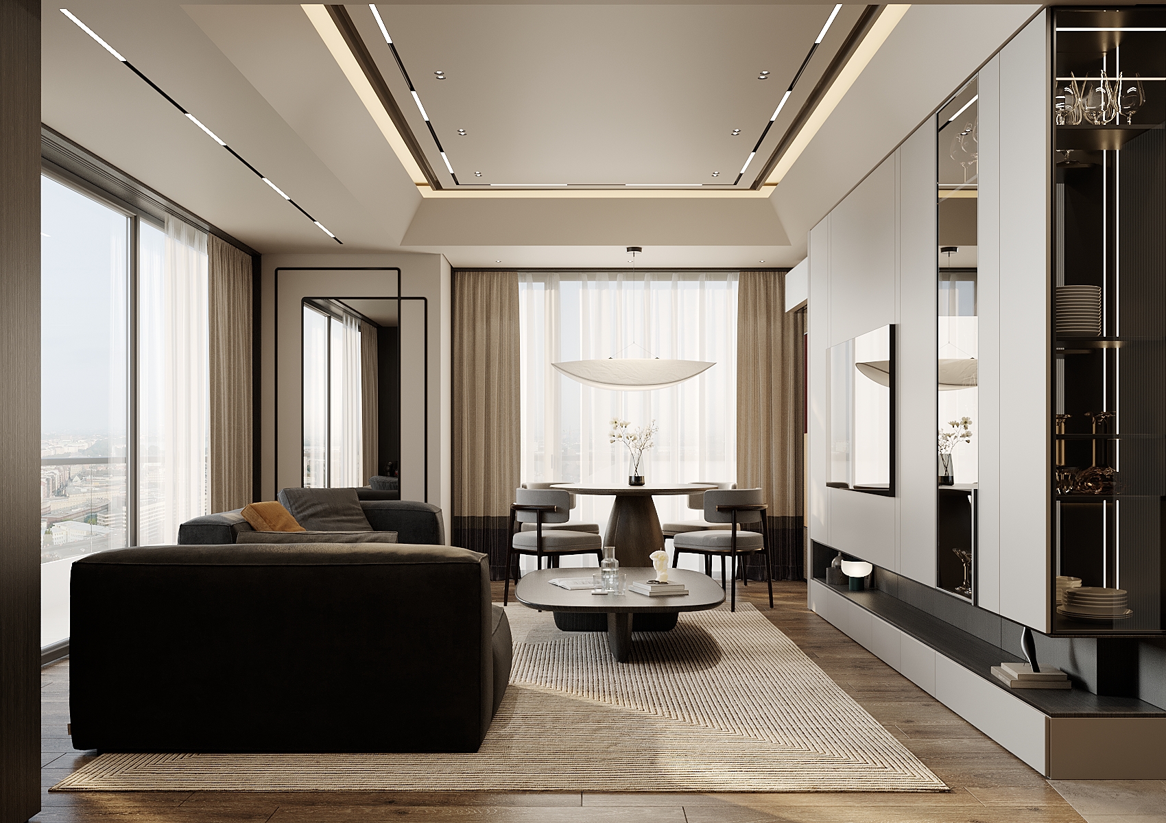 Гостиная проекта Luma Residence